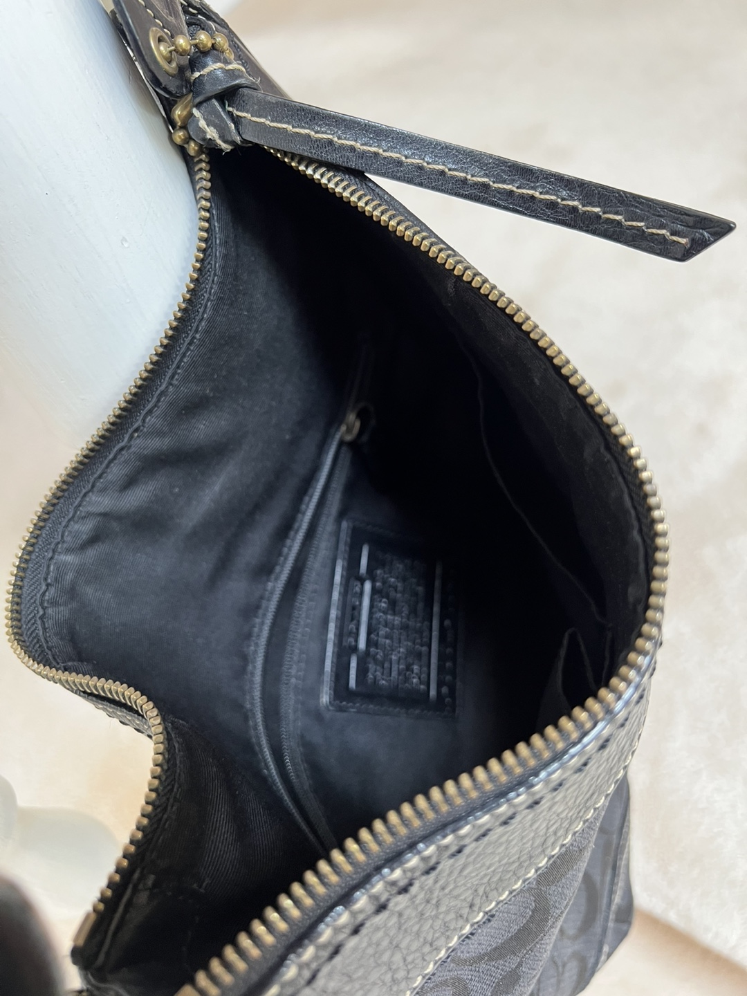 Coach Black leather Crossbody Purse - photo 3
