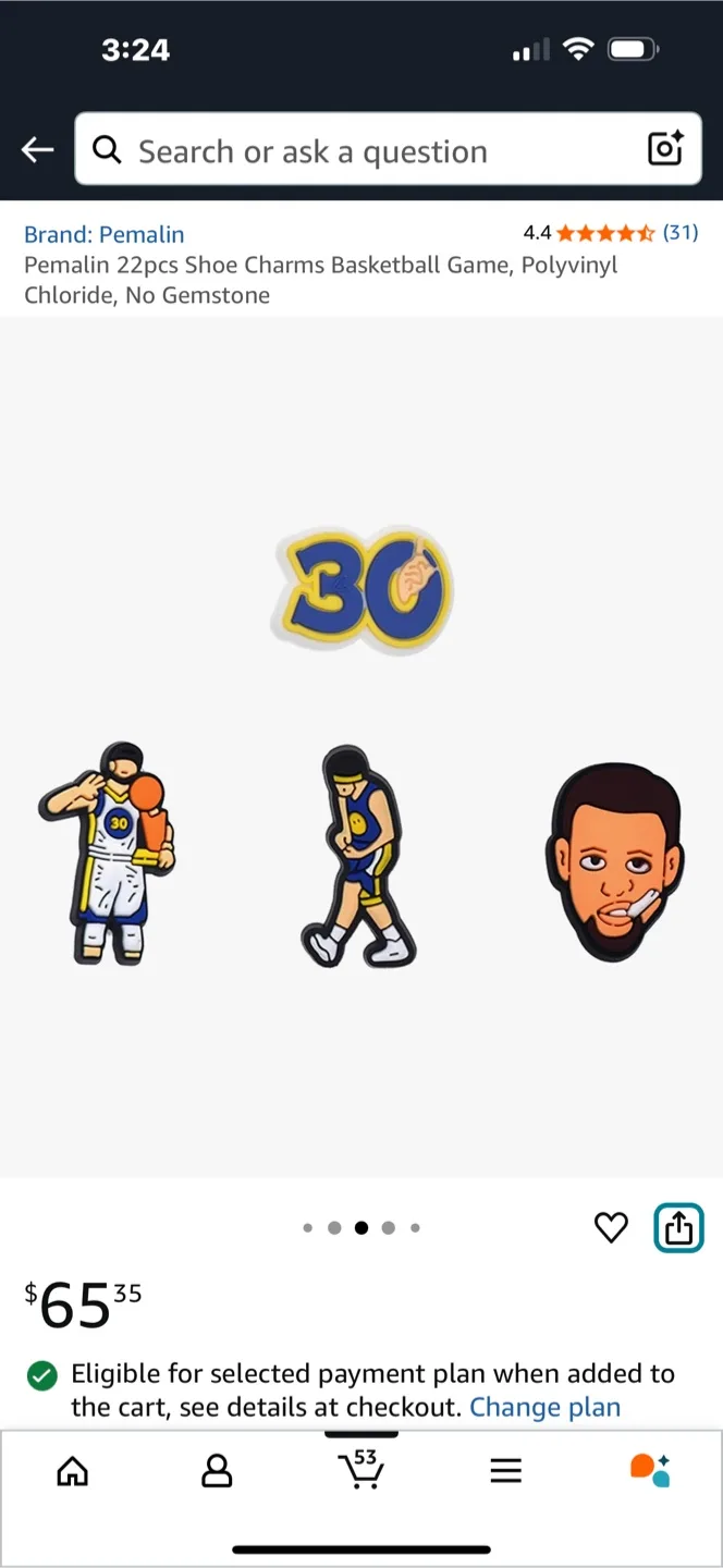 Pemalin 22pcs Basketball Shoe Charms image indicator(4)