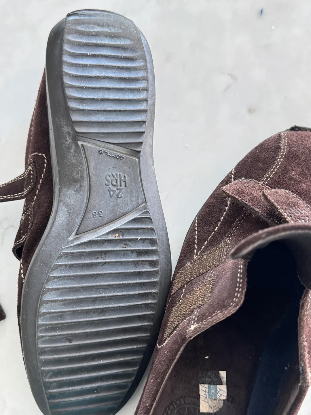 HRS Brown Suede Shoes - Size 38 image indicator(5)