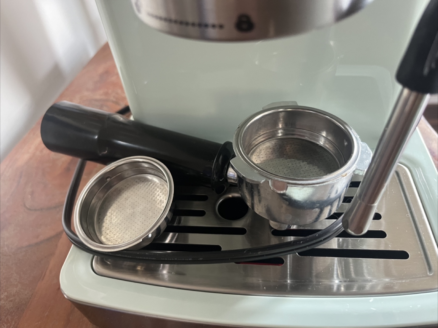 Vintage Looking SumSaty Espresso Machine - Mint Green - photo 5