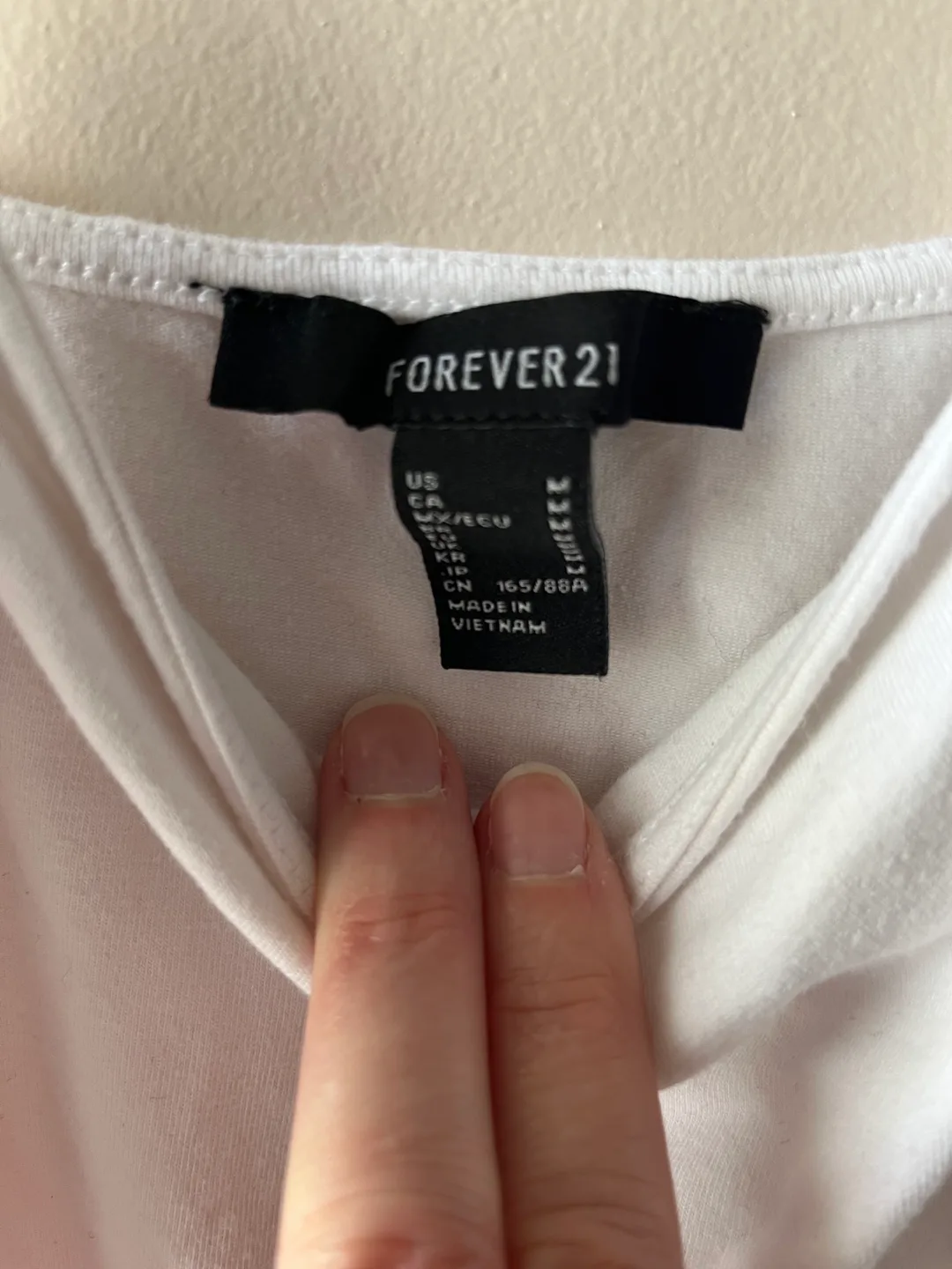 Forever 21 White Bodycon Mini Dress - Size M image indicator(4)