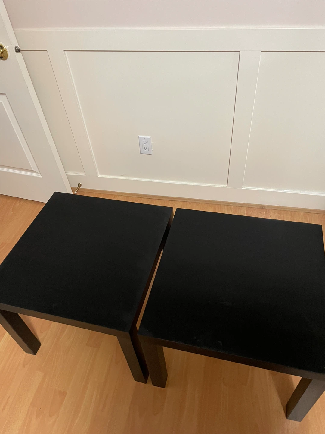 Ikea Lack Black Coffee Table + Side Tables and TV Stand - photo 2