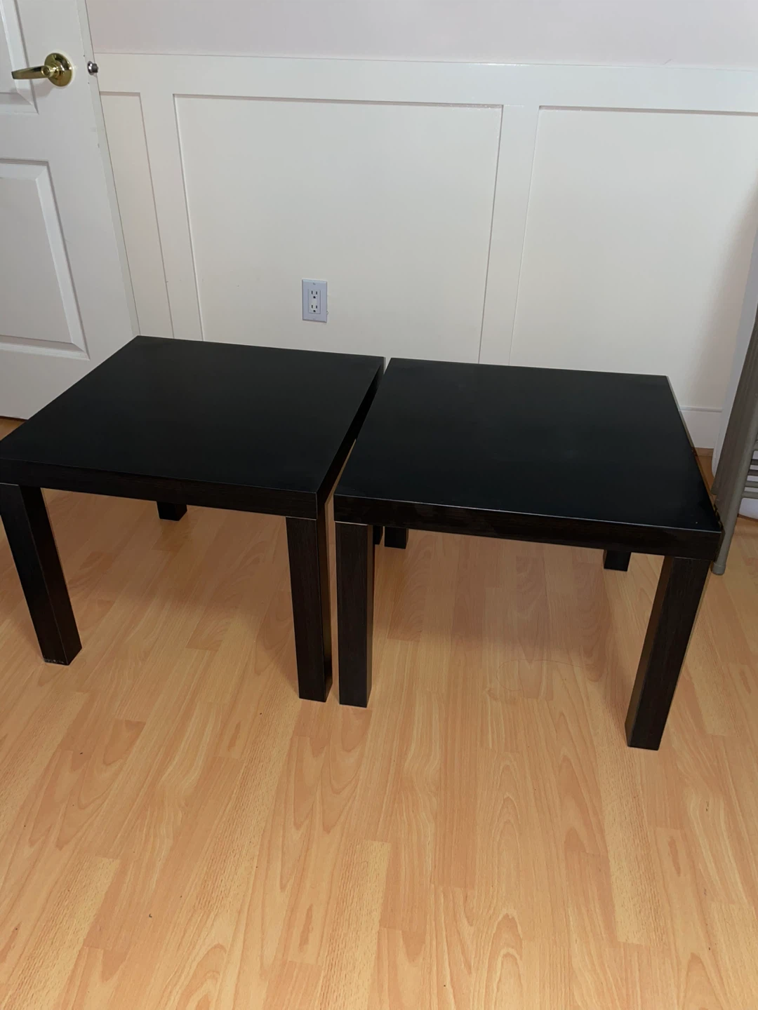 Ikea Lack Black Coffee Table + Side Tables and TV Stand
