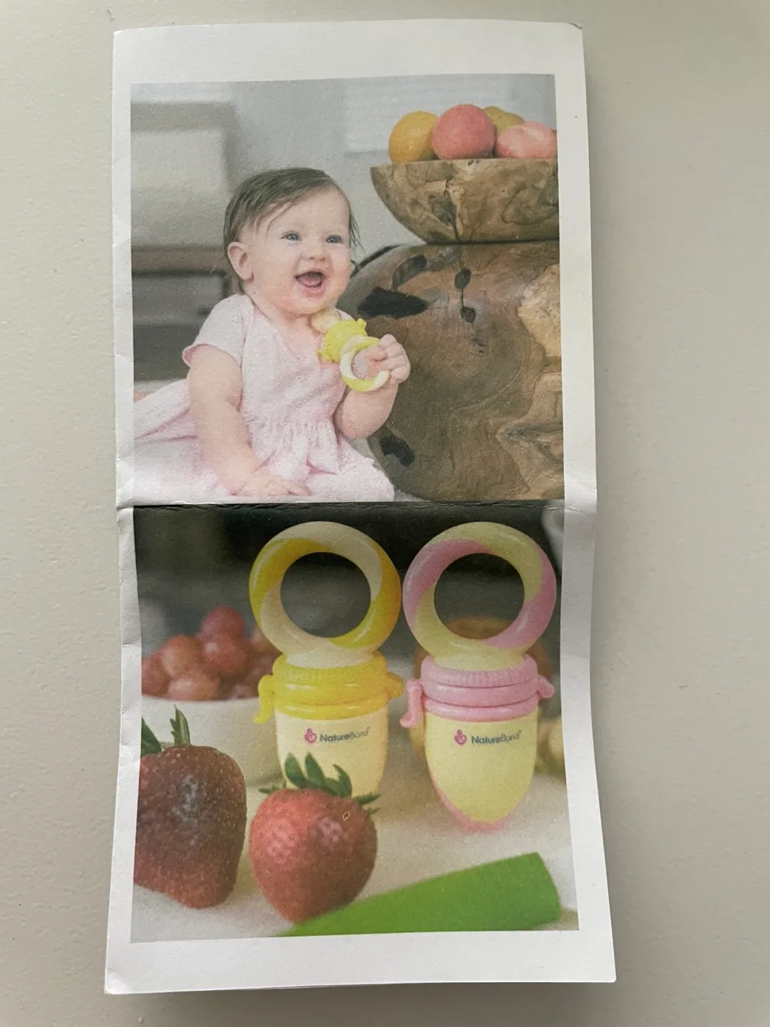 NatureBond Baby Fruit Feeder - Yellow & Orange image indicator(2)