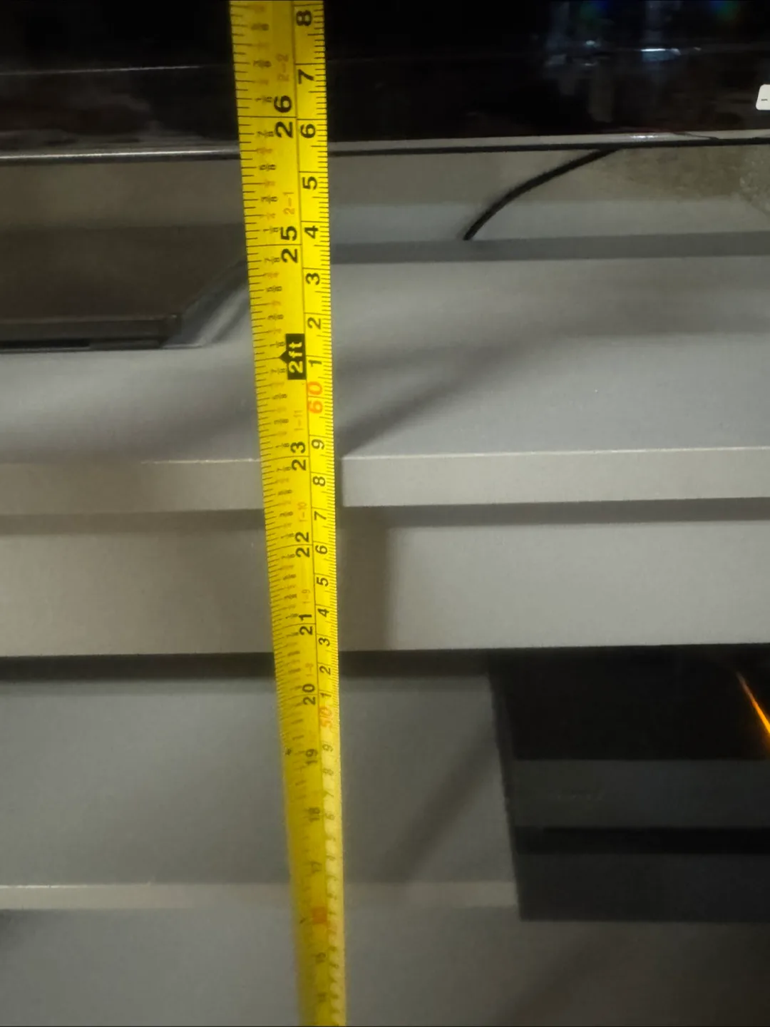 Grey TV Stand Shelf image indicator(7)