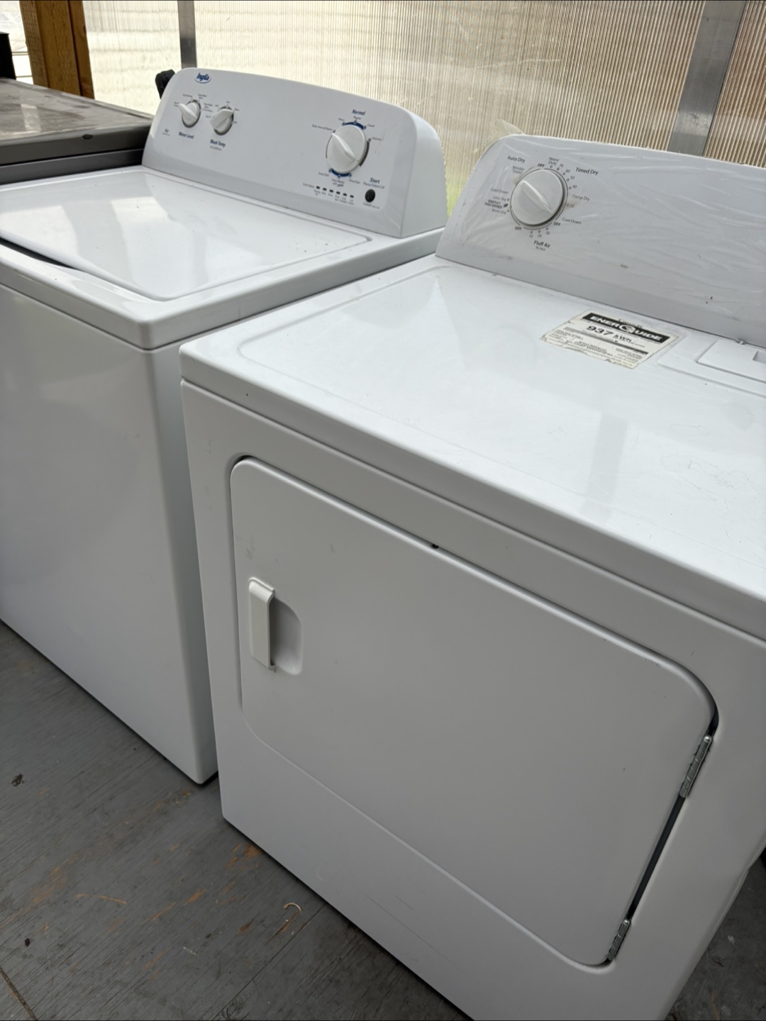 Inglis Washer and Dryer Set - White
