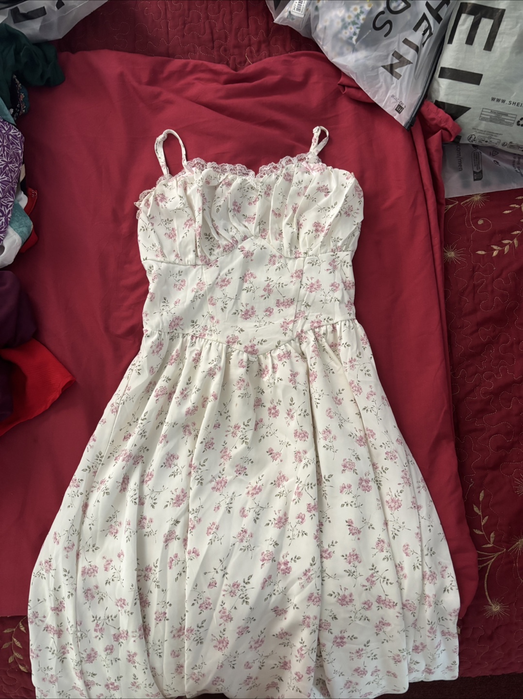 Shein Floral Print Cami Dress