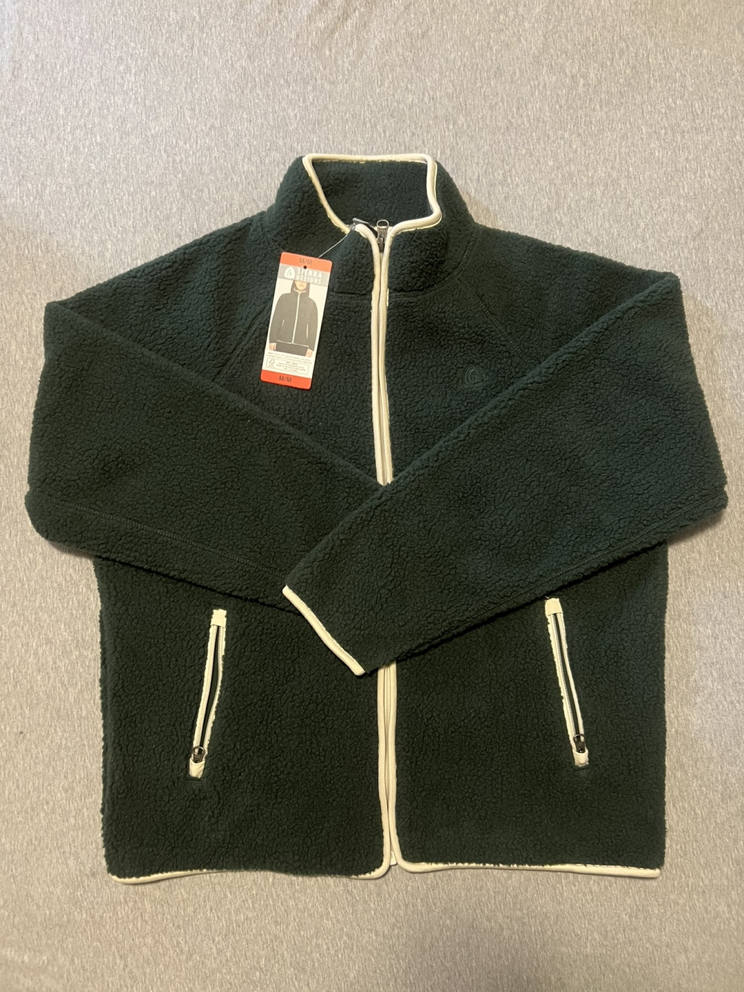 Sherpa Full Zip Sweater (Medium)