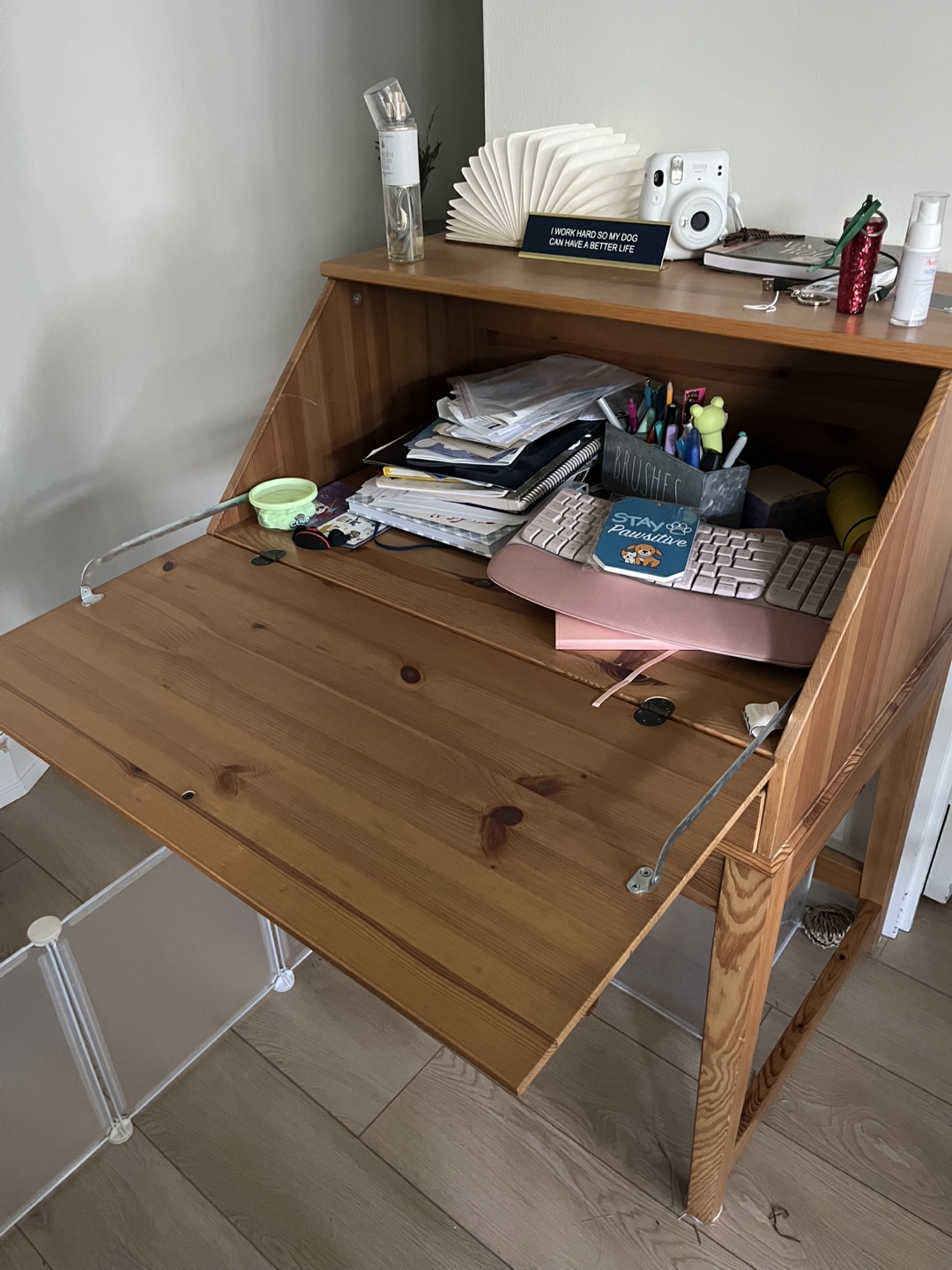 Secretary Desk - Solid Wood - photo 2
