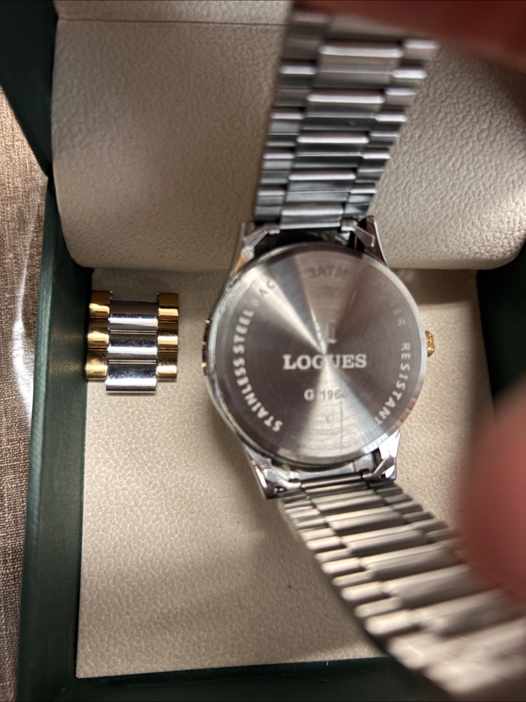 Logues Two-Tone Stainless Steel Watch - photo 3