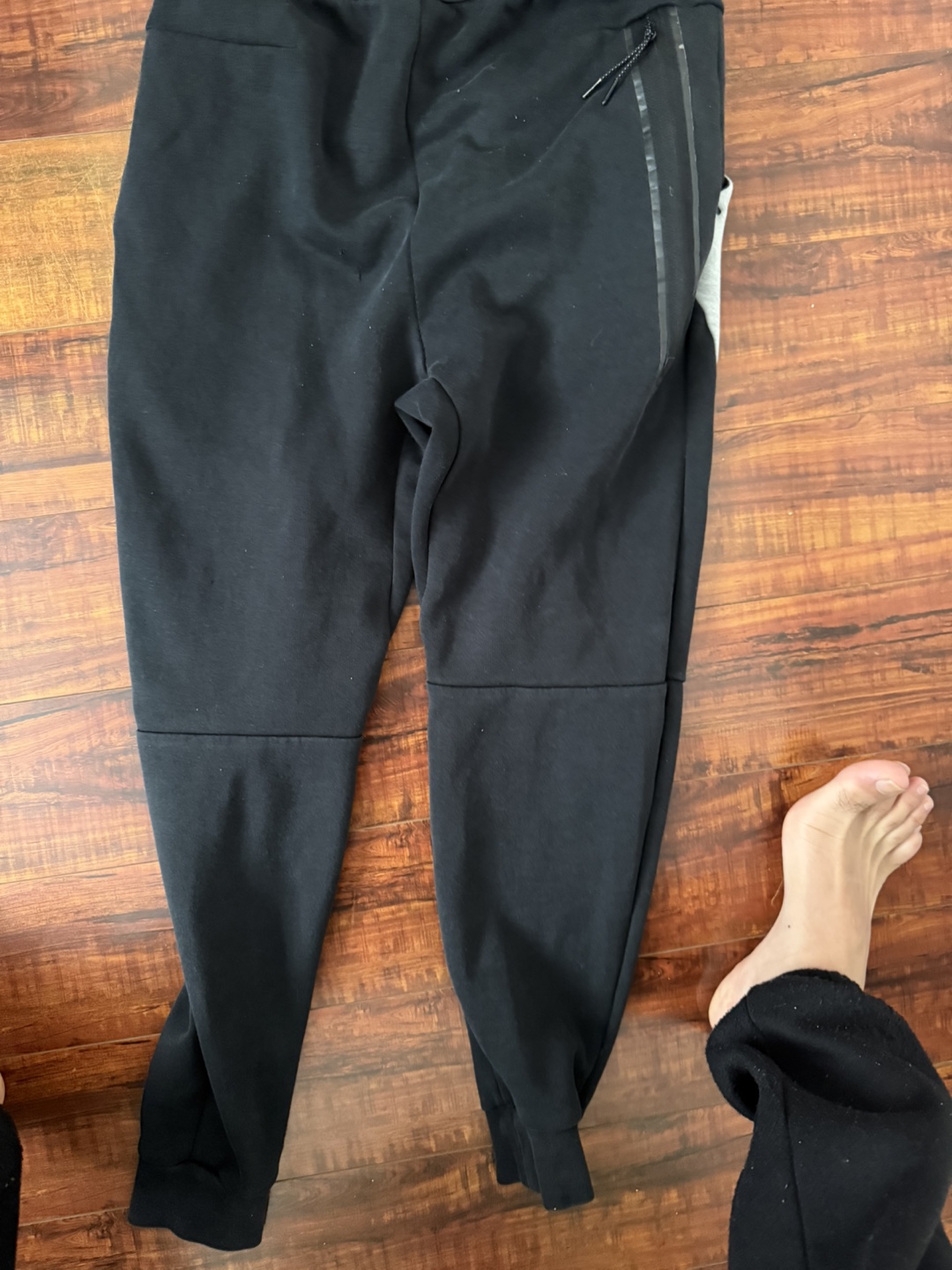 Nike Tech Fleece Pants - Black & Grey - photo 2