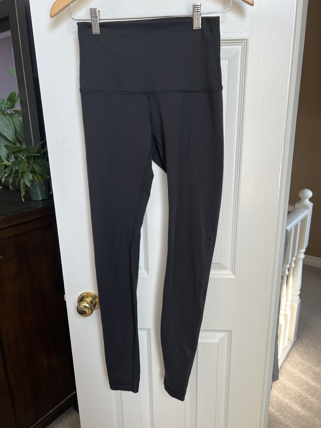 Lululemon Black Leggings, Size 6