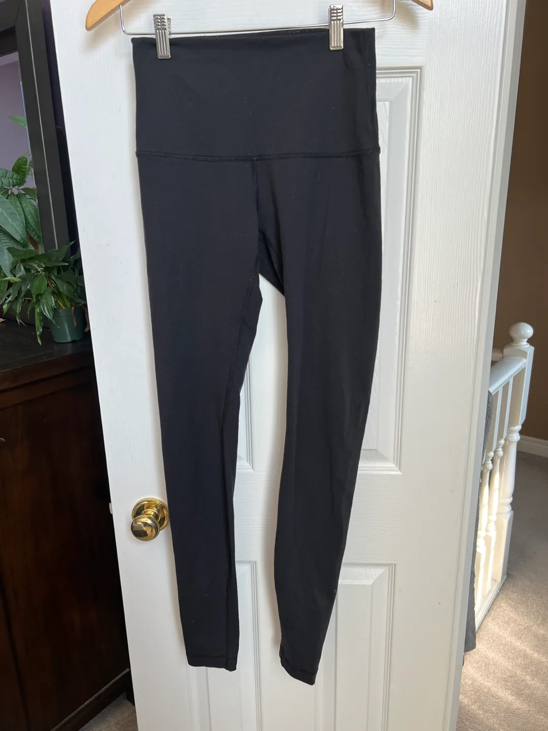 Lululemon Black Leggings, Size 6 thumbnail