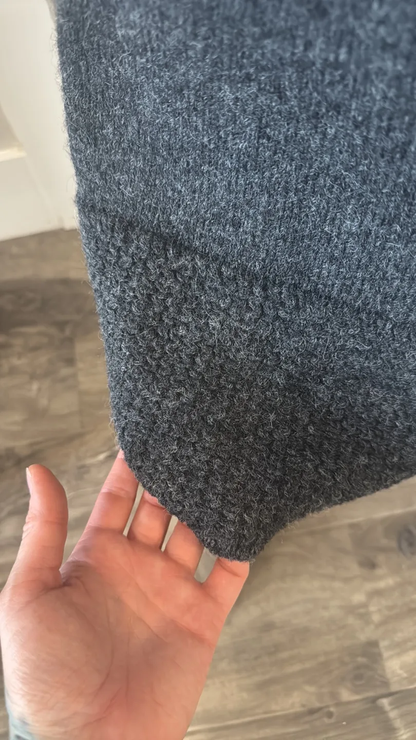 D.exterior grey knit wool x alpaca dress - small image indicator(9)