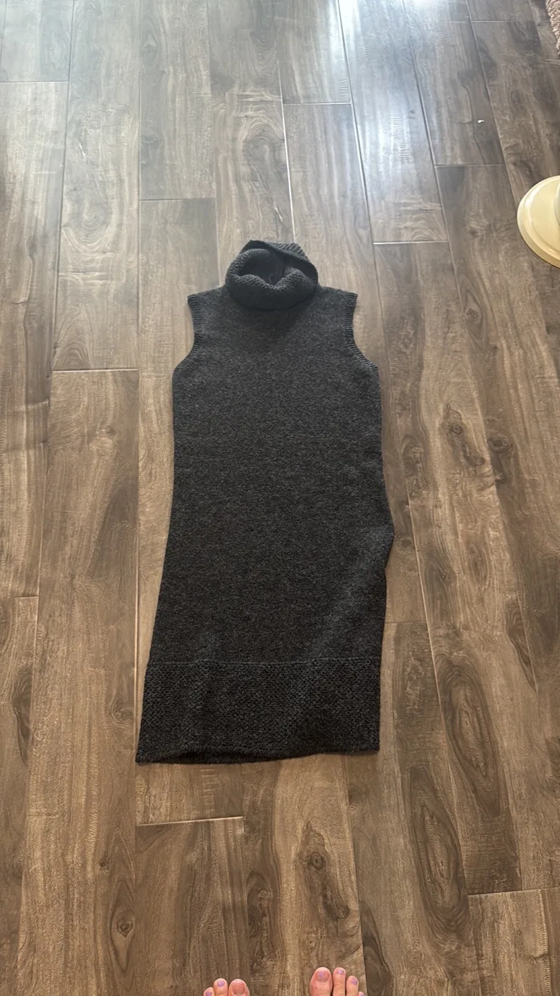 D.exterior grey knit wool x alpaca dress - small image indicator(7)