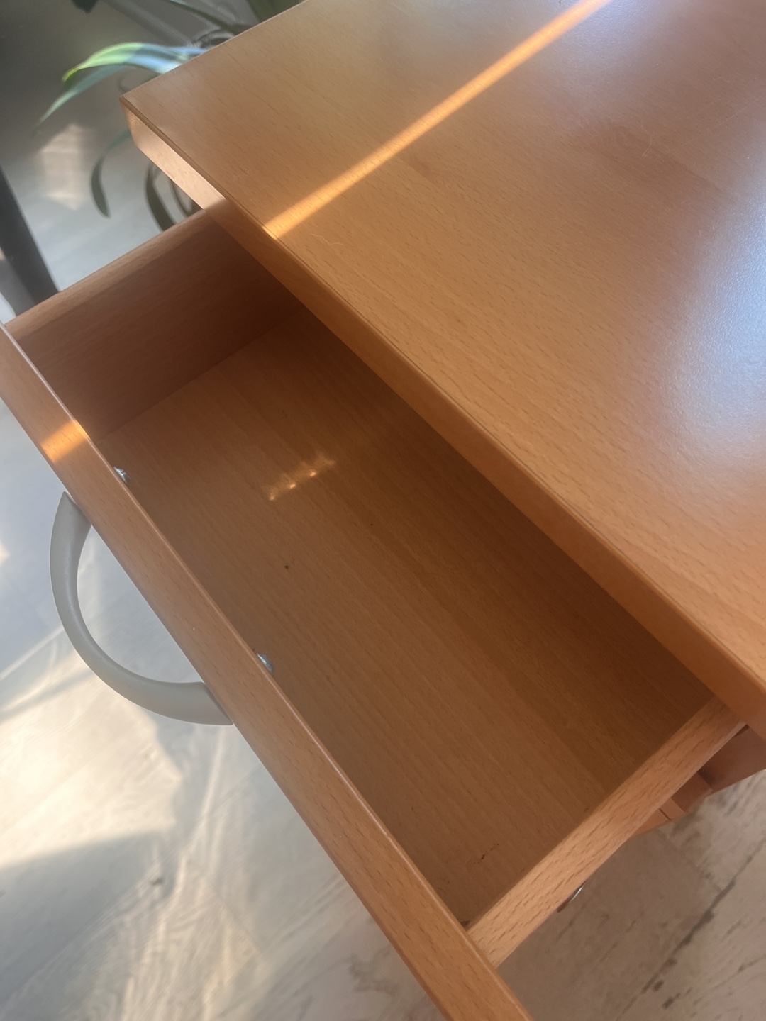 Wooden 3-Drawer Bedside Table - photo 3