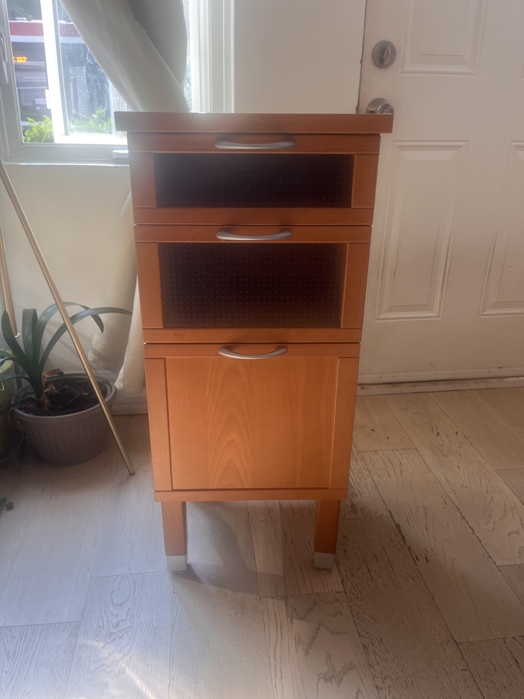 Wooden 3-Drawer Bedside Table
