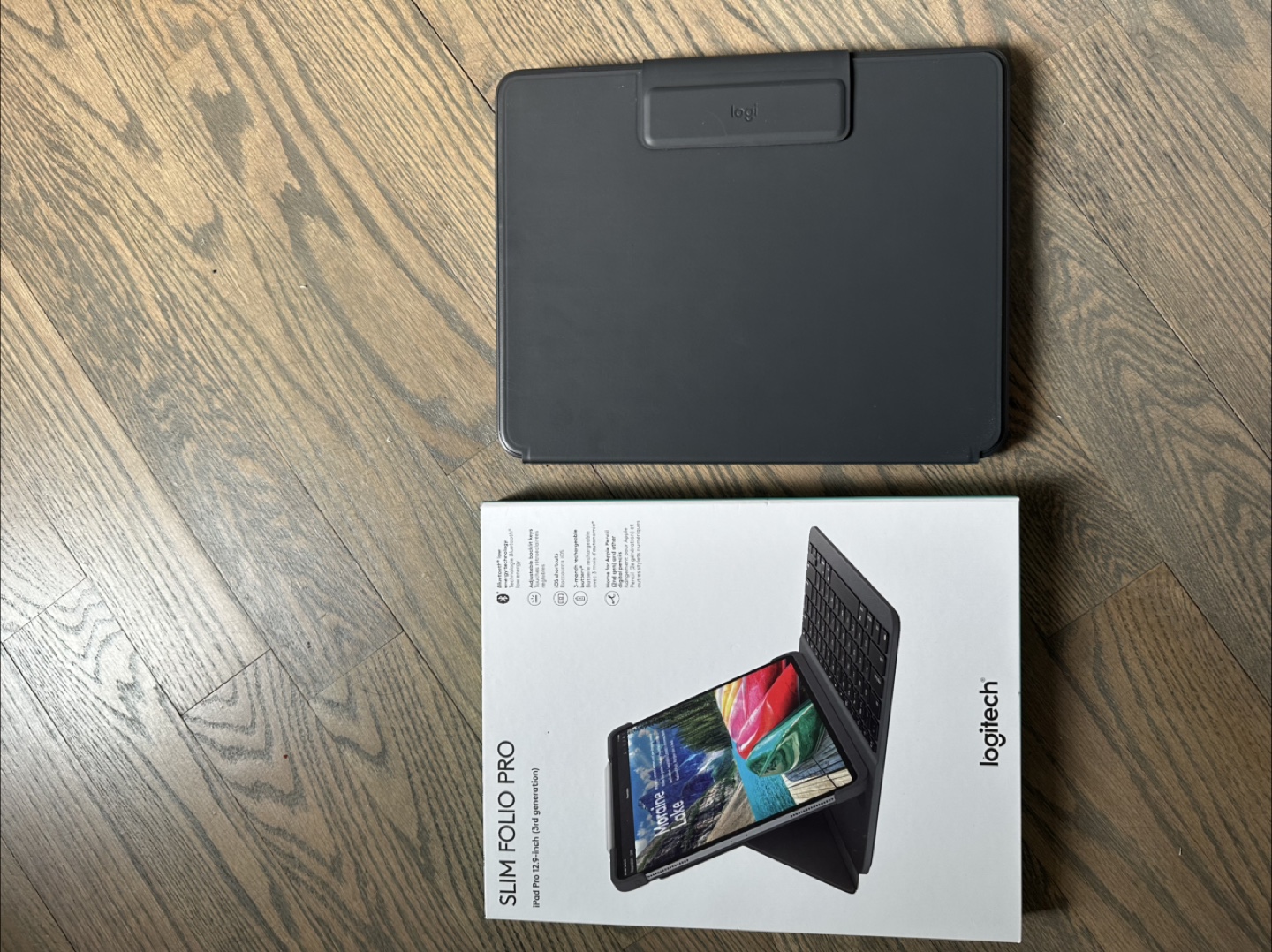 Logitech Slim Folio for 12.9-inch Keyboard - Like New - photo 3