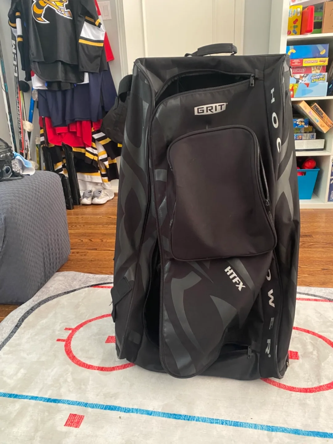 Grit Hockey Tower Bag - Black image indicator(7)