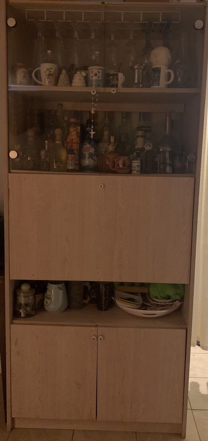 🥕Wooden Display Cabinet