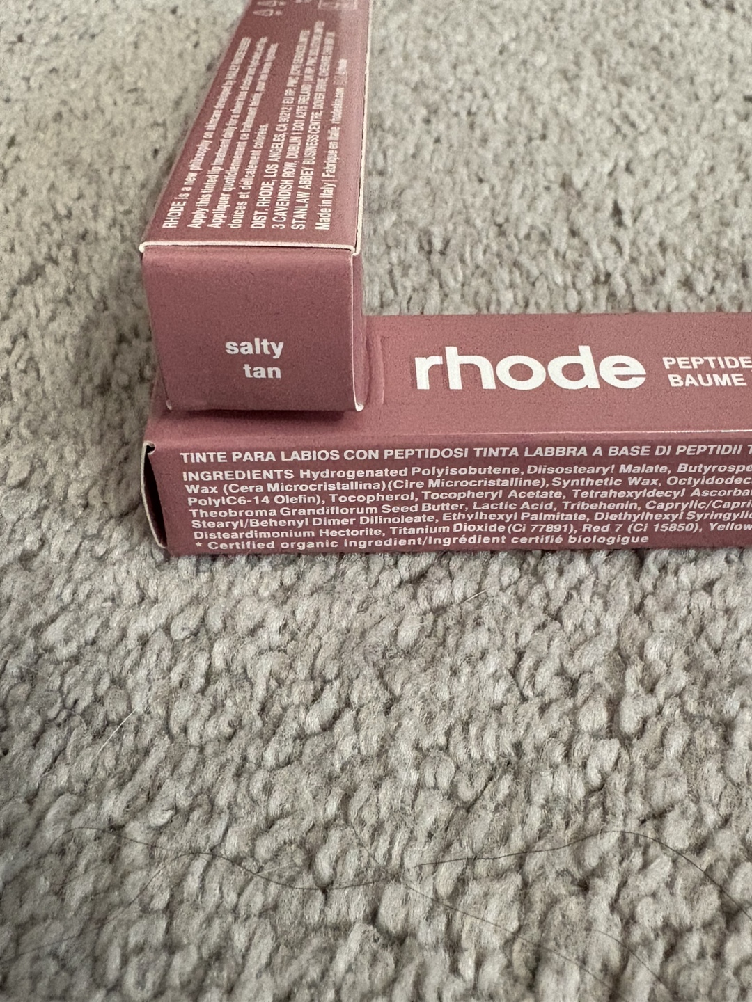 Rhode Peptide Lip Tint - Salty Tan (New) - photo 2