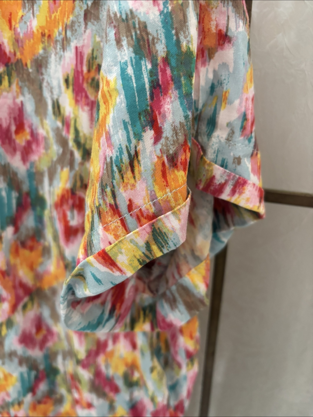ICHI colourful patterned blouse - photo 5