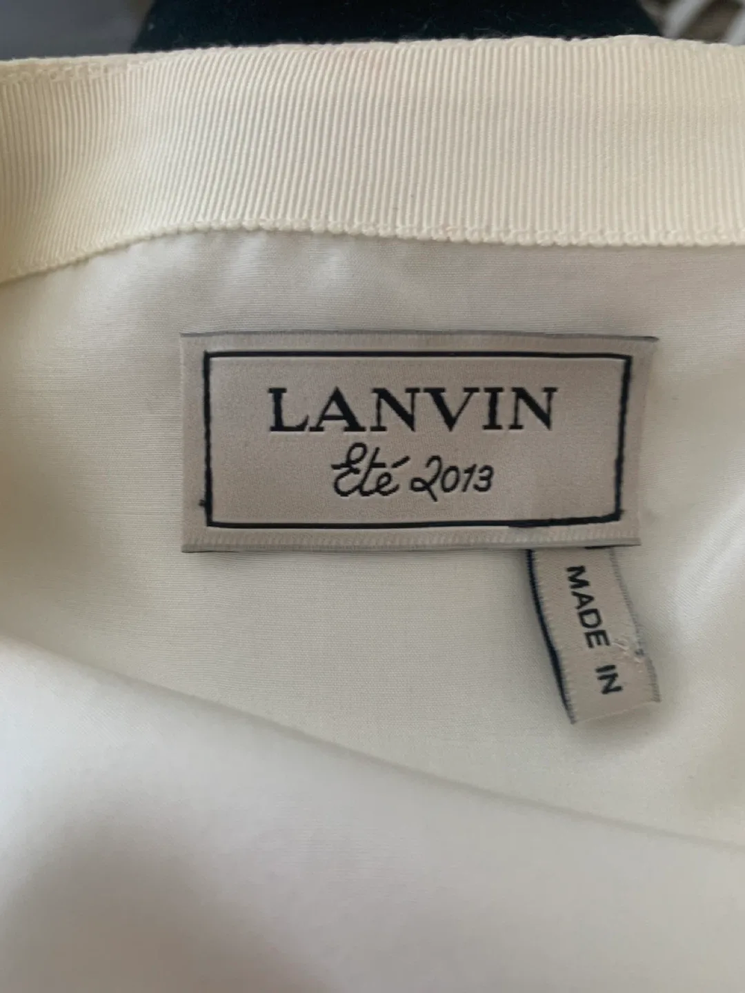 Lanvin Paris beautiful pencil skirt wit         side bow sz 42 thumbnail