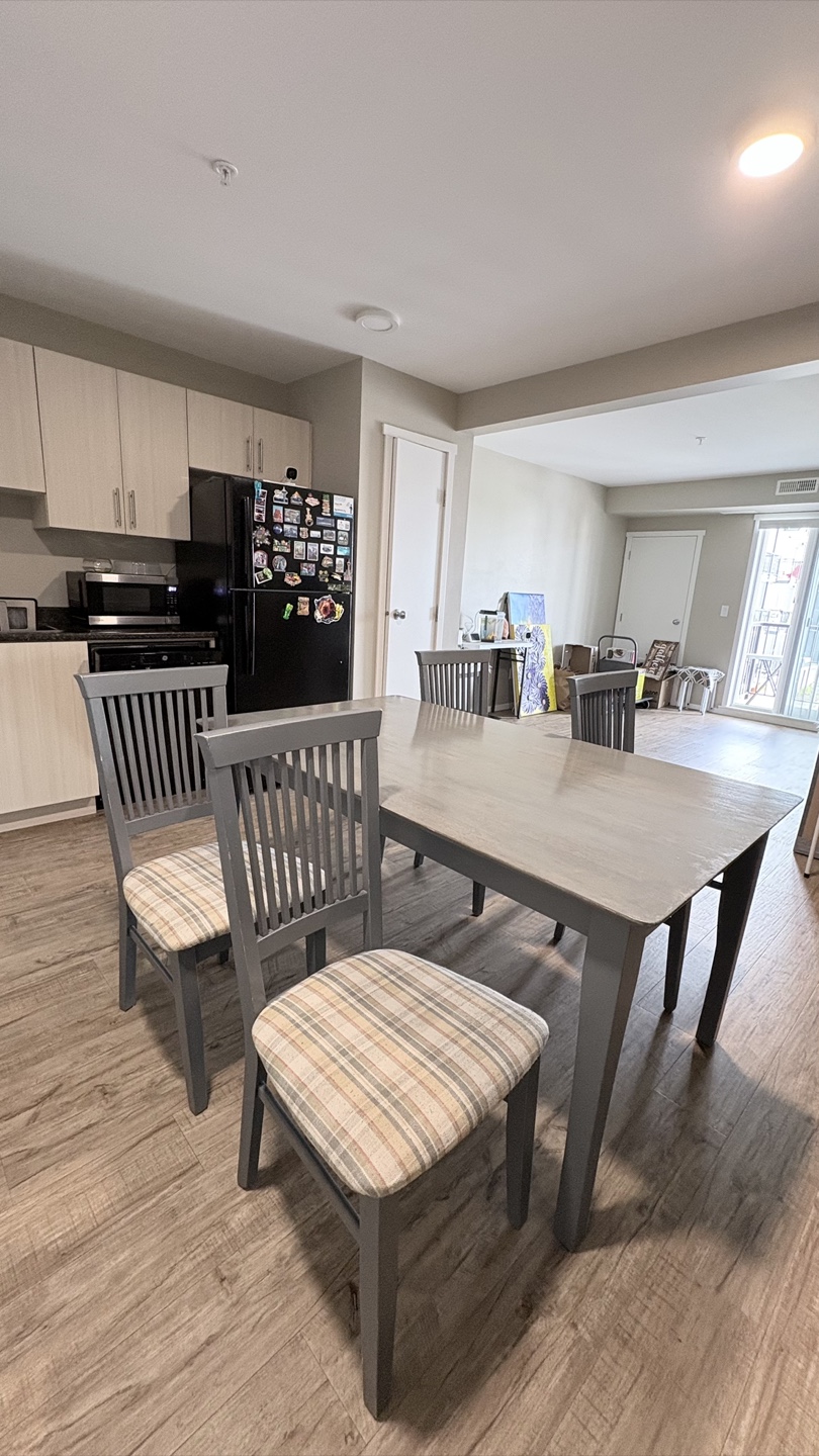 Grey Dining Table with Four Chairs - photo 4
