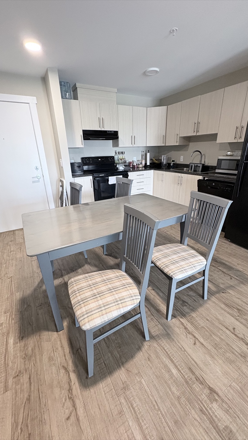 Grey Dining Table with Four Chairs - photo 3