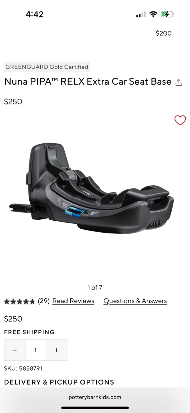 Nuna PIPA Car Seat Base - photo 3