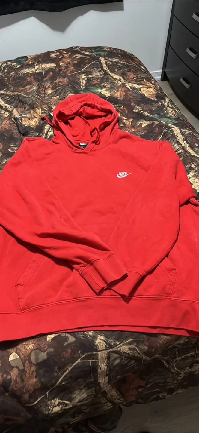 Nike Red Hoodie thumbnail
