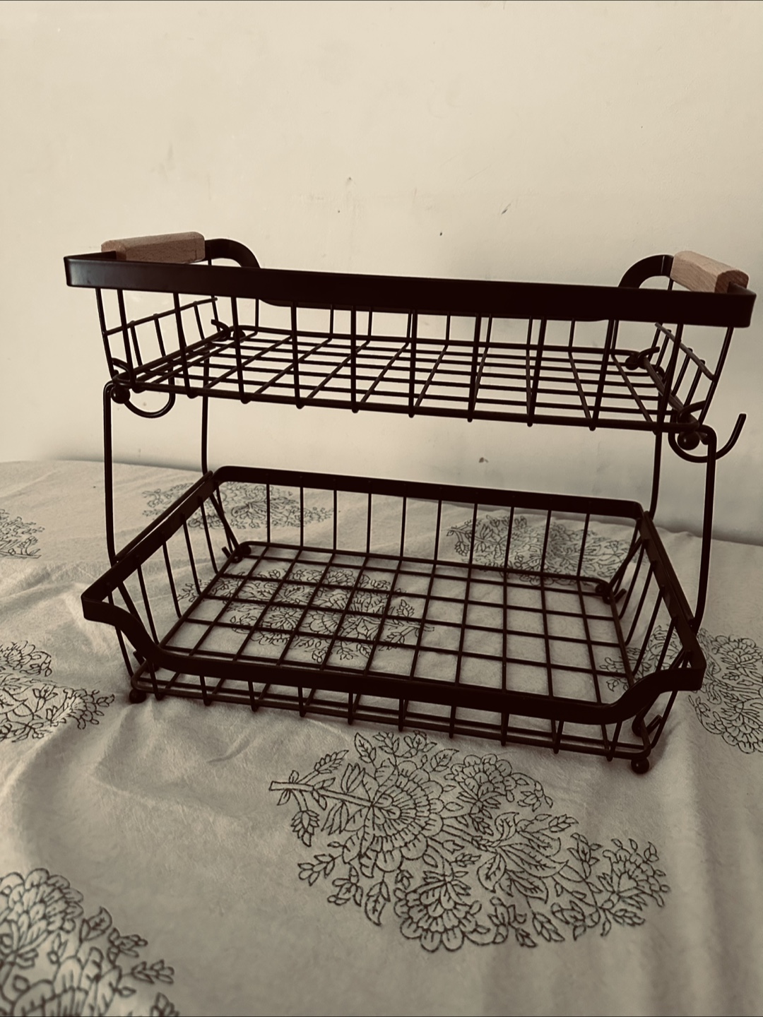 Metal 2-Tier Basket Organizer - photo 3