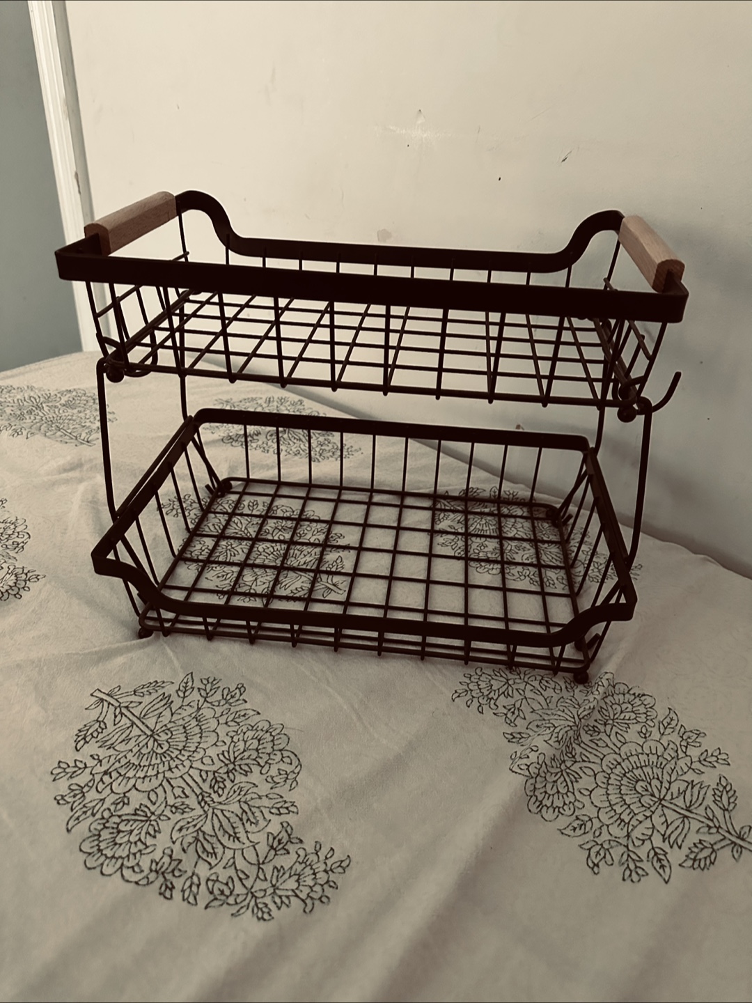 Metal 2-Tier Basket Organizer - photo 2