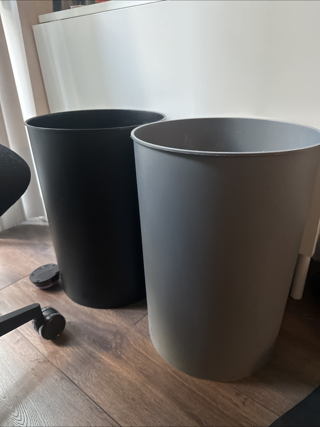 Black & Grey Plastic Bins