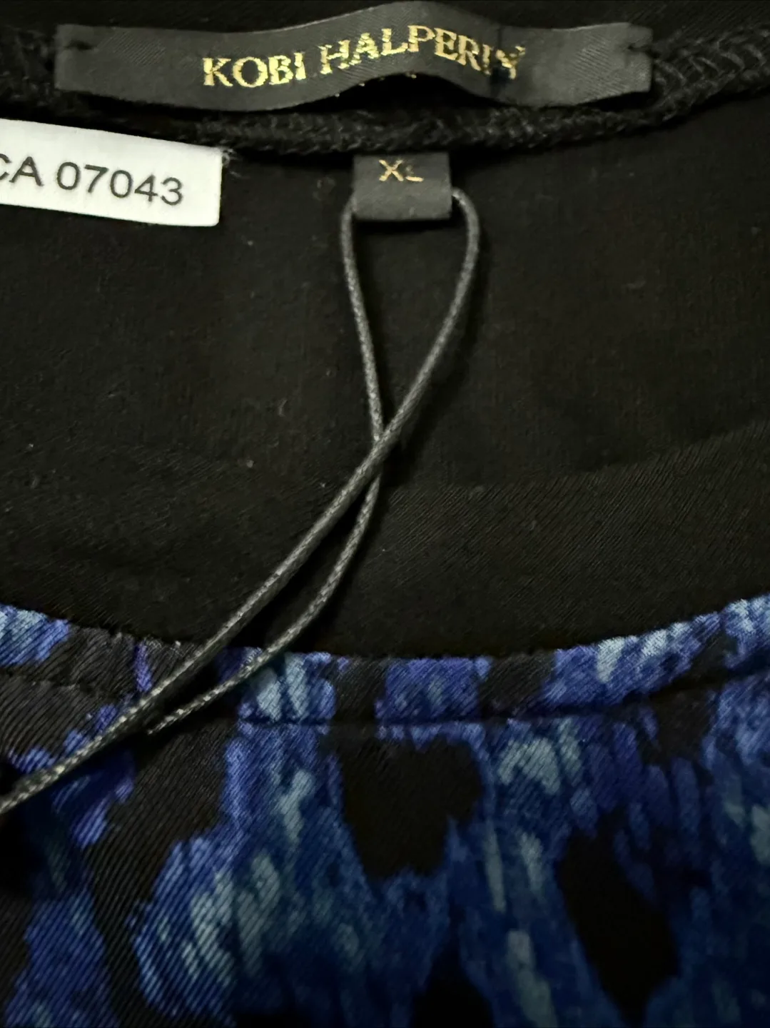 Kobi Halperin XL Blue/Black Long Sleeve Top image indicator(5)