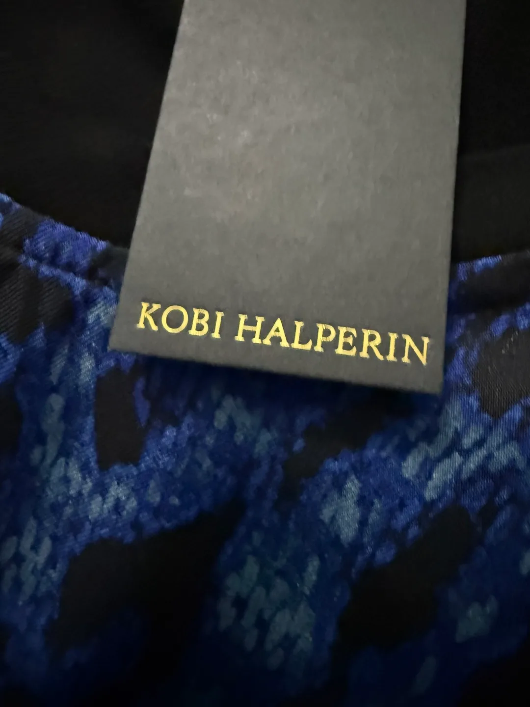 Kobi Halperin XL Blue/Black Long Sleeve Top image indicator(7)