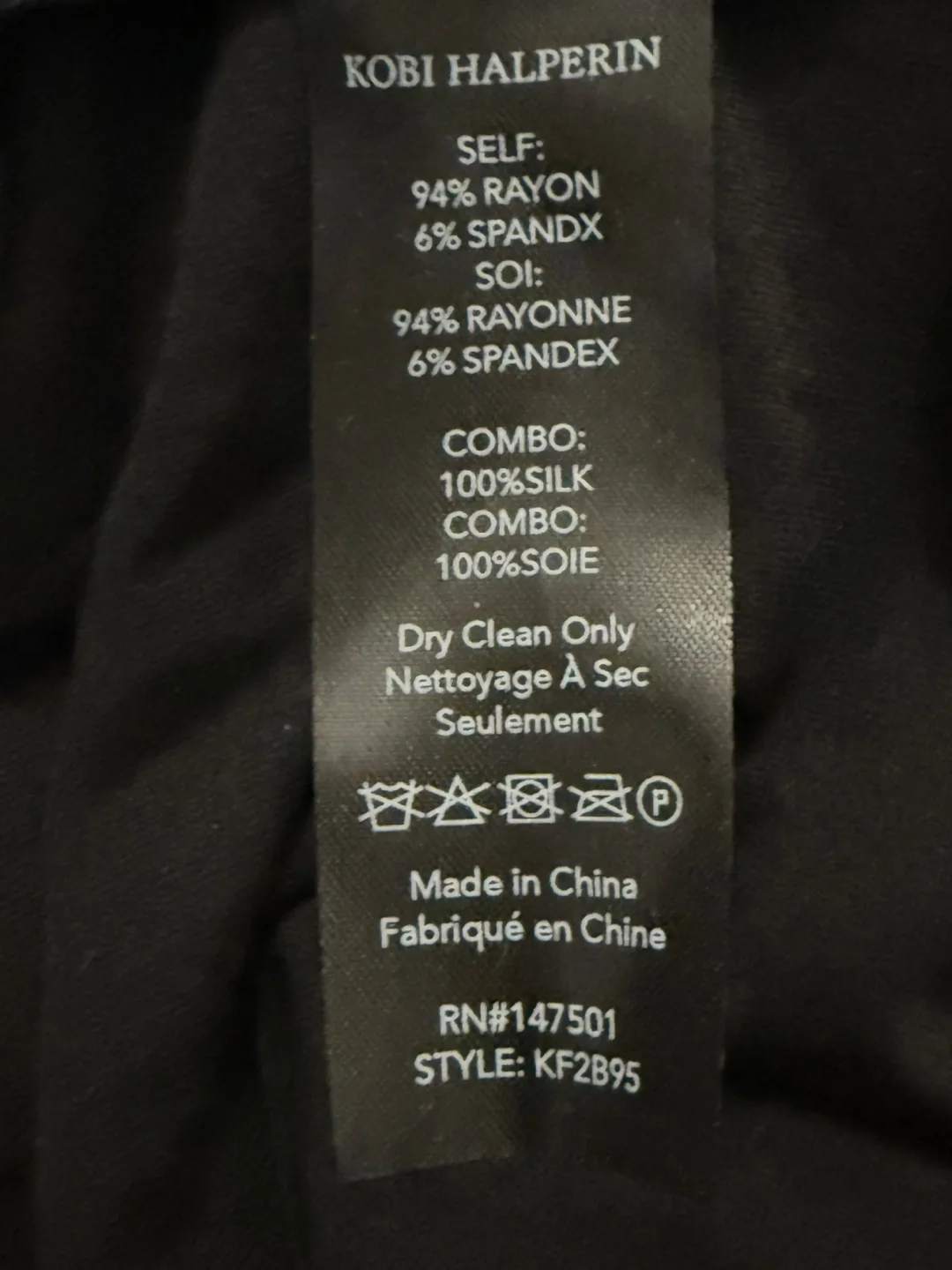 Kobi Halperin XL Blue/Black Long Sleeve Top image indicator(8)