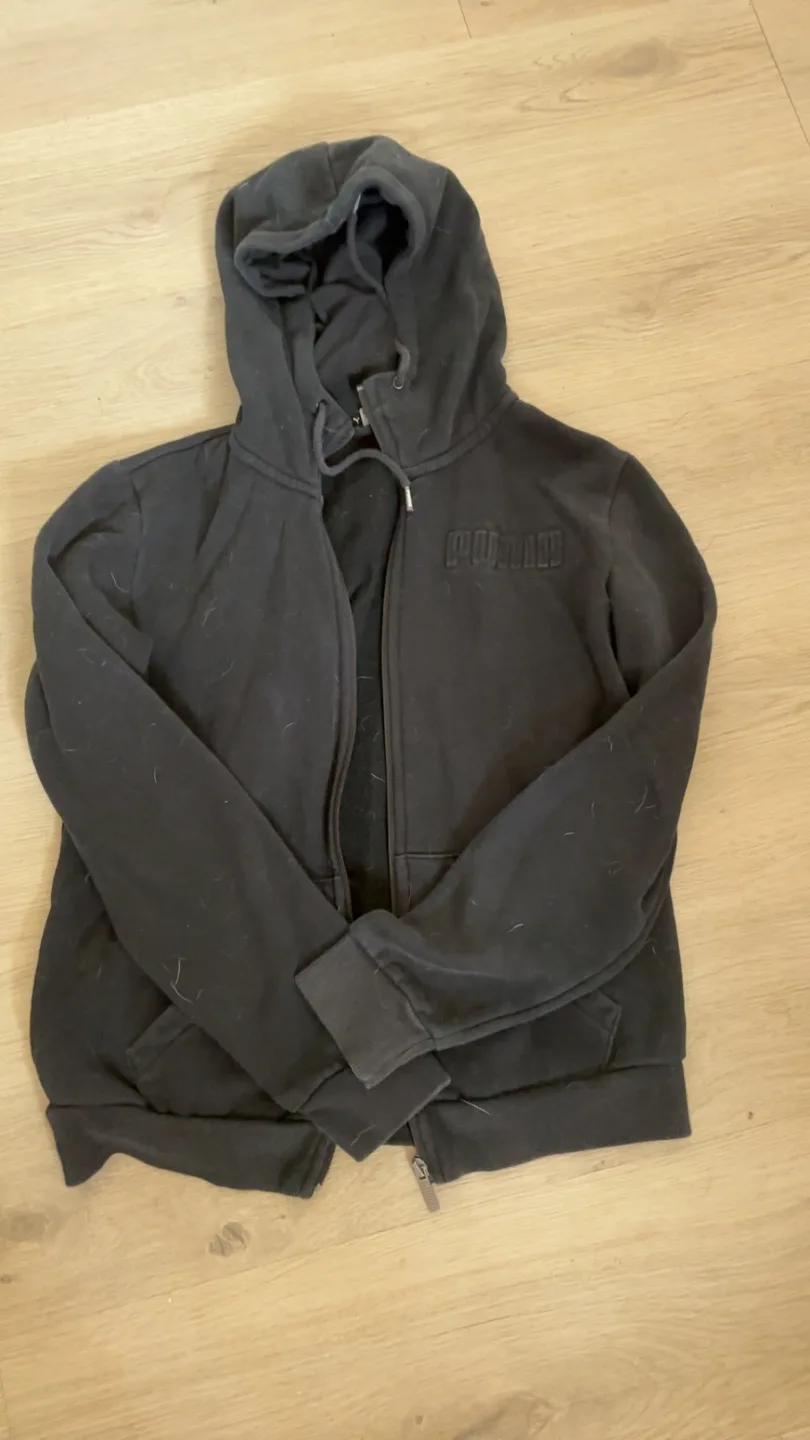 Puma Black Zip-Up Hoodie thumbnail