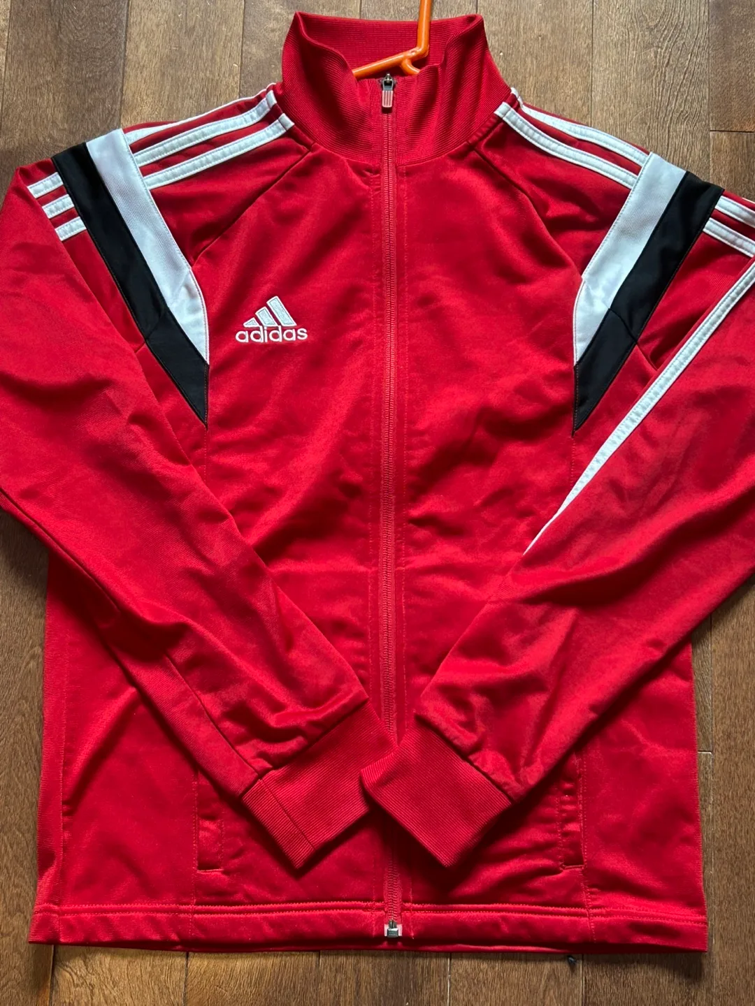 Adidas Red Track Jacket / Jersey thumbnail