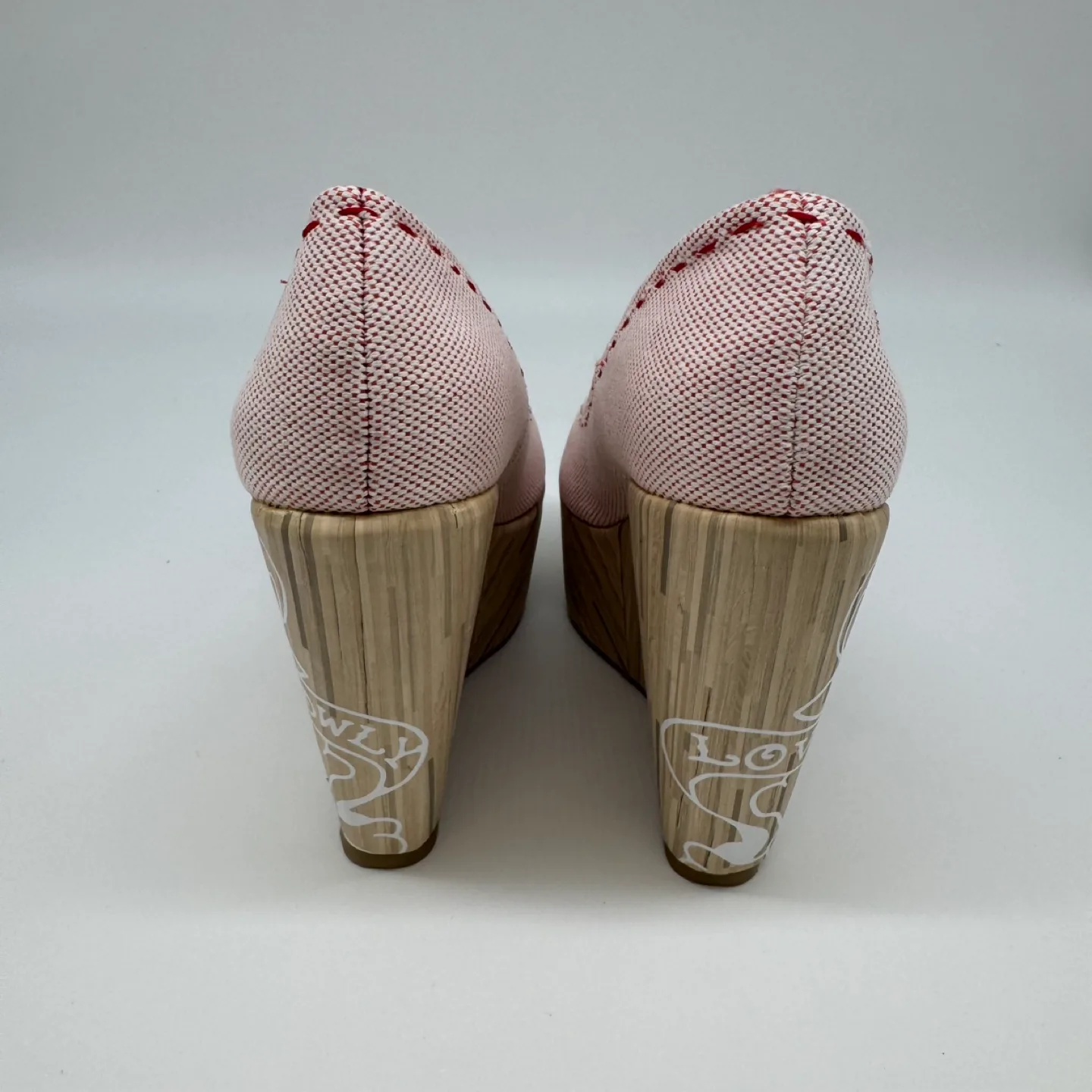 Ed Hardy Red CIRO Peep-Toe Wedge Heels – Size 9 (New) image indicator(6)