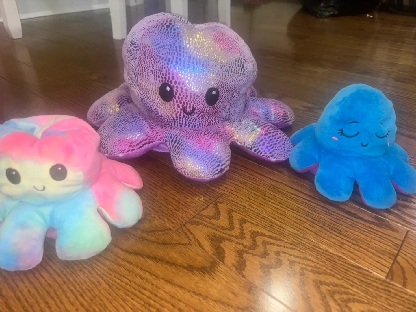 Reversible Octopus Plushie 1 BIG 2 small thumbnail