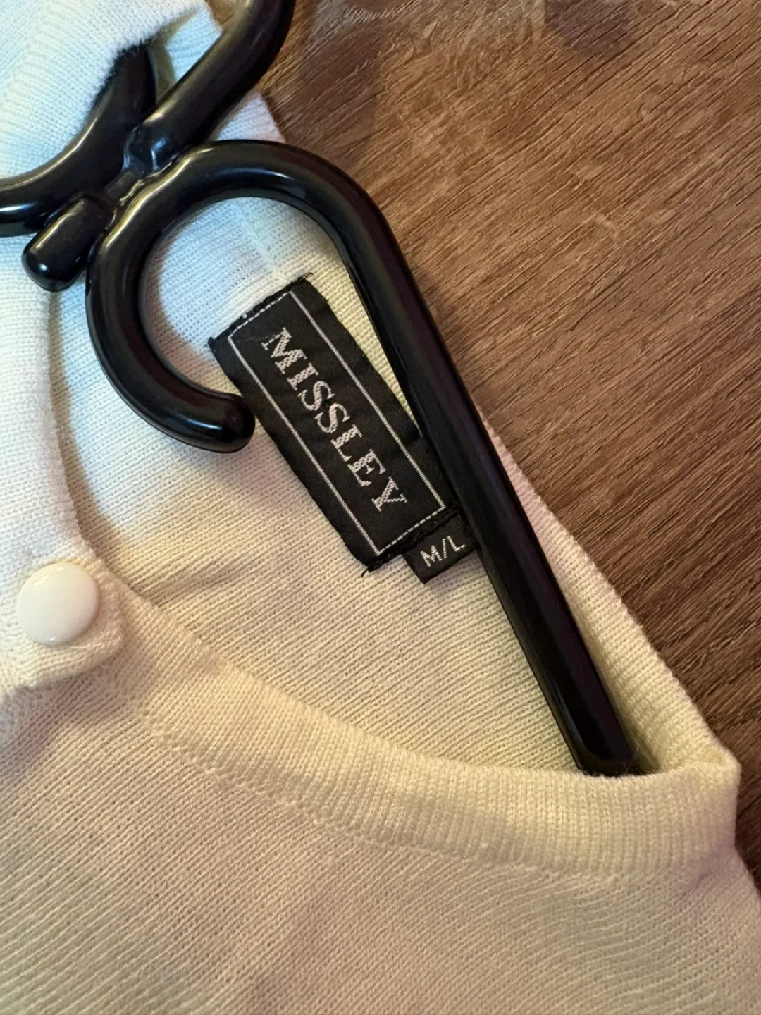 Missley Cardigan - Size M/L - Cream Colour image indicator(2)