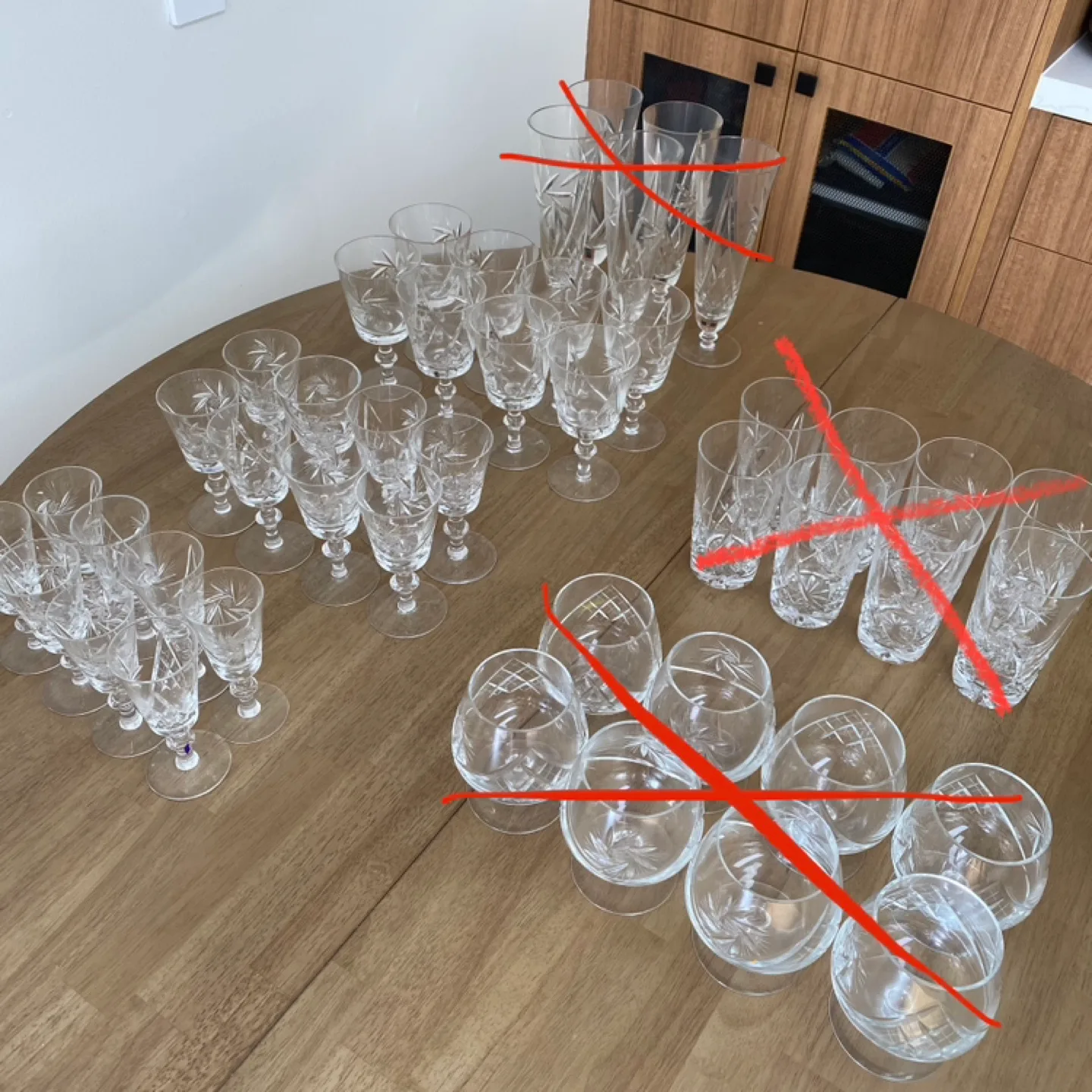 Vintage Crystal Glassware Sets thumbnail