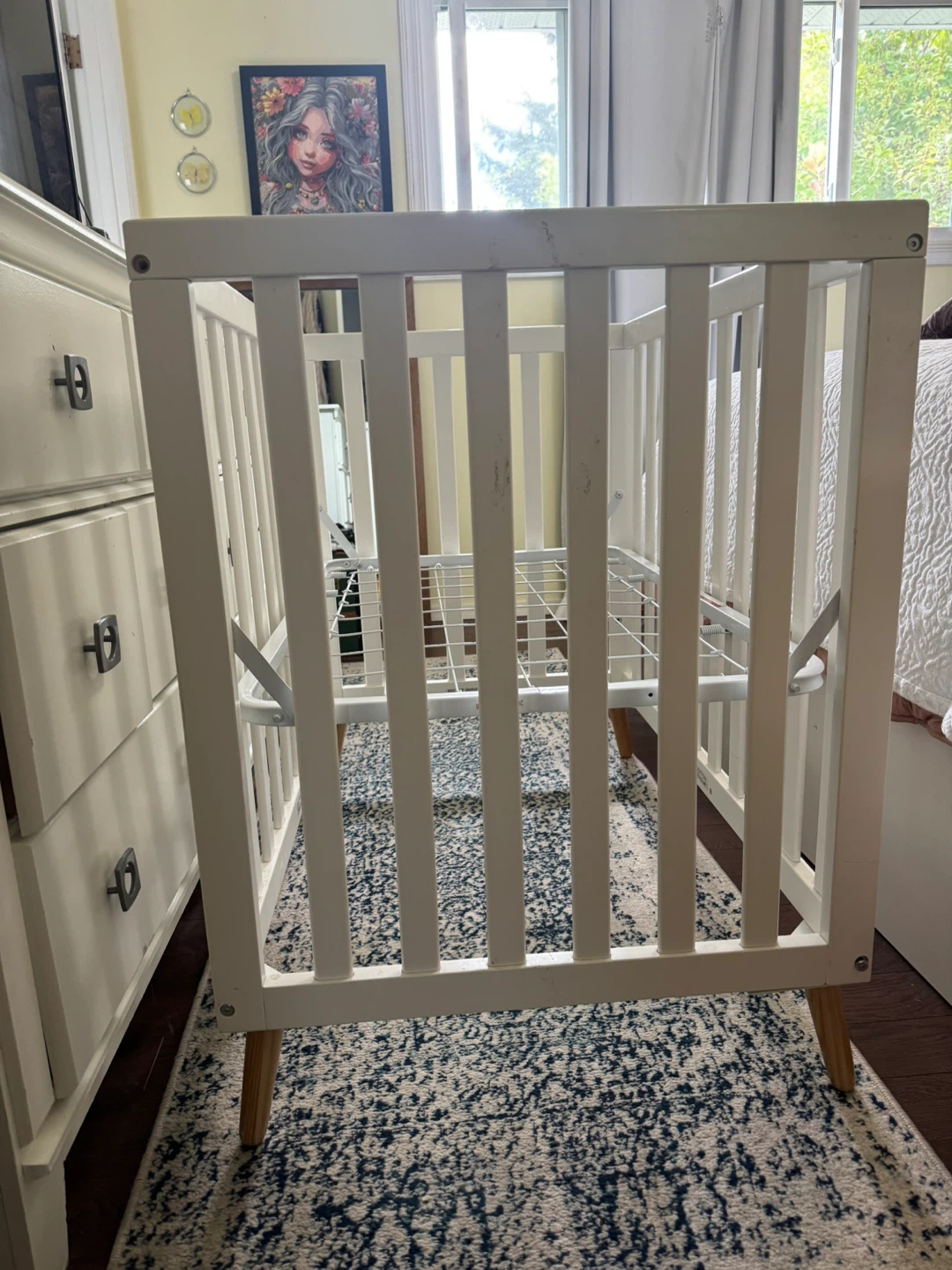 White Baby Crib - photo 4