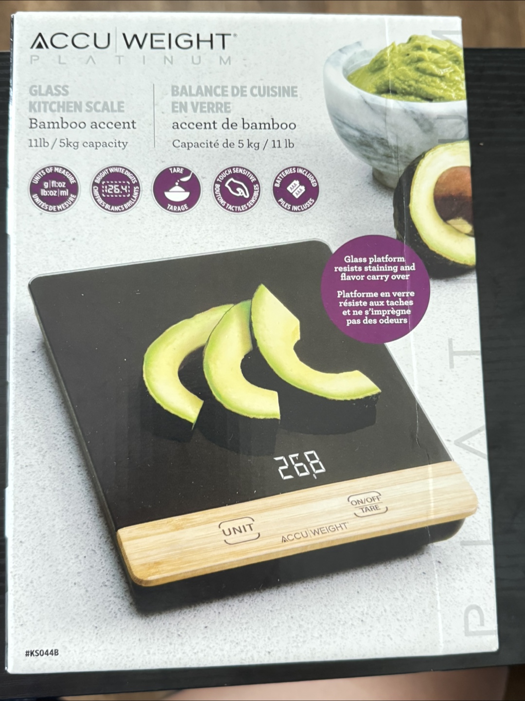 New Accuweight Platinum Kitchen Scale