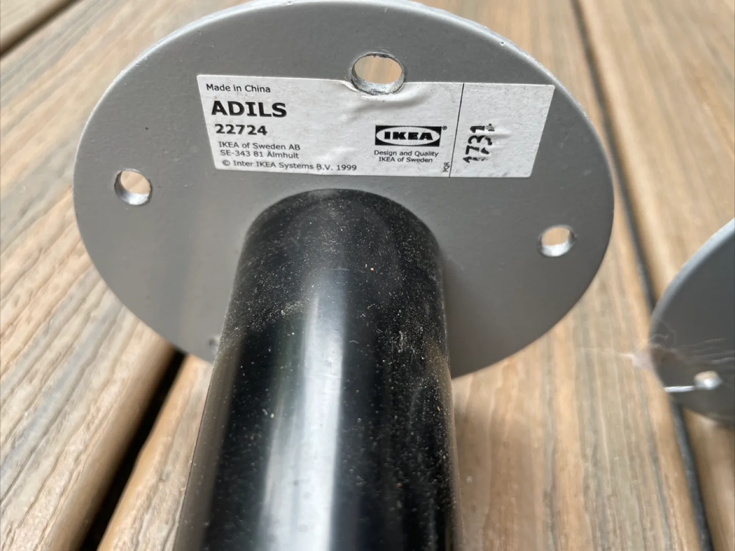 IKEA Hilver Tabletop with Adils Legs image indicator(4)