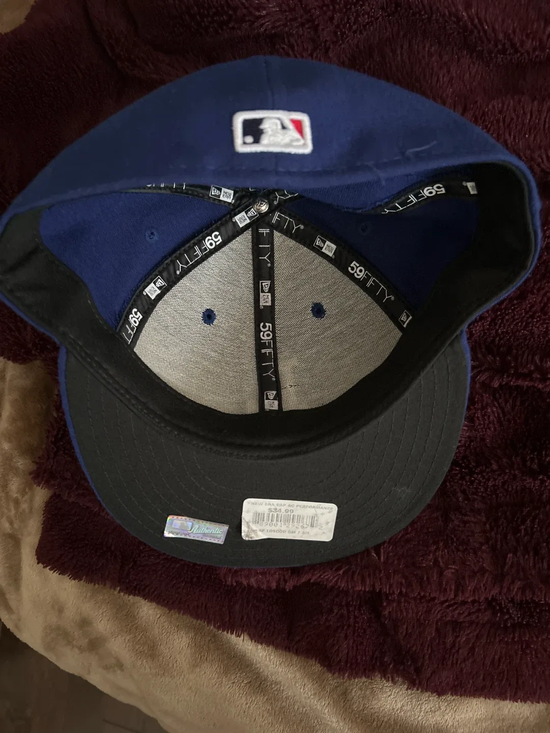 New Era Los Angeles Dodgers Cap, Size 7 3/4 image indicator(2)