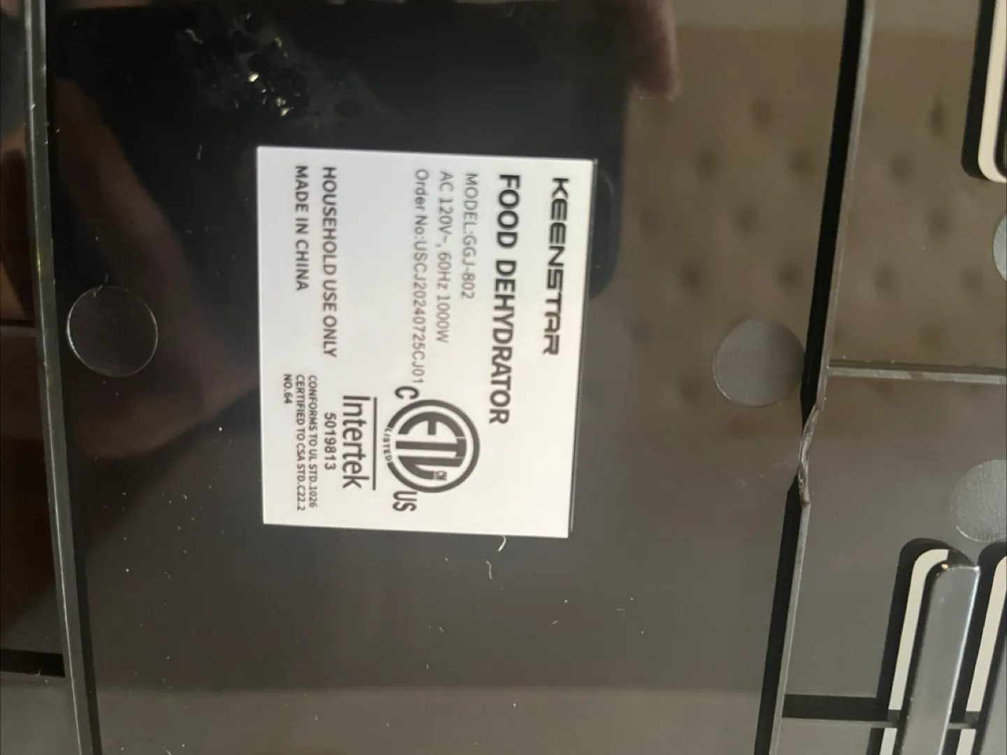 Keenstar Food Dehydrator GGJ-802 image indicator(3)