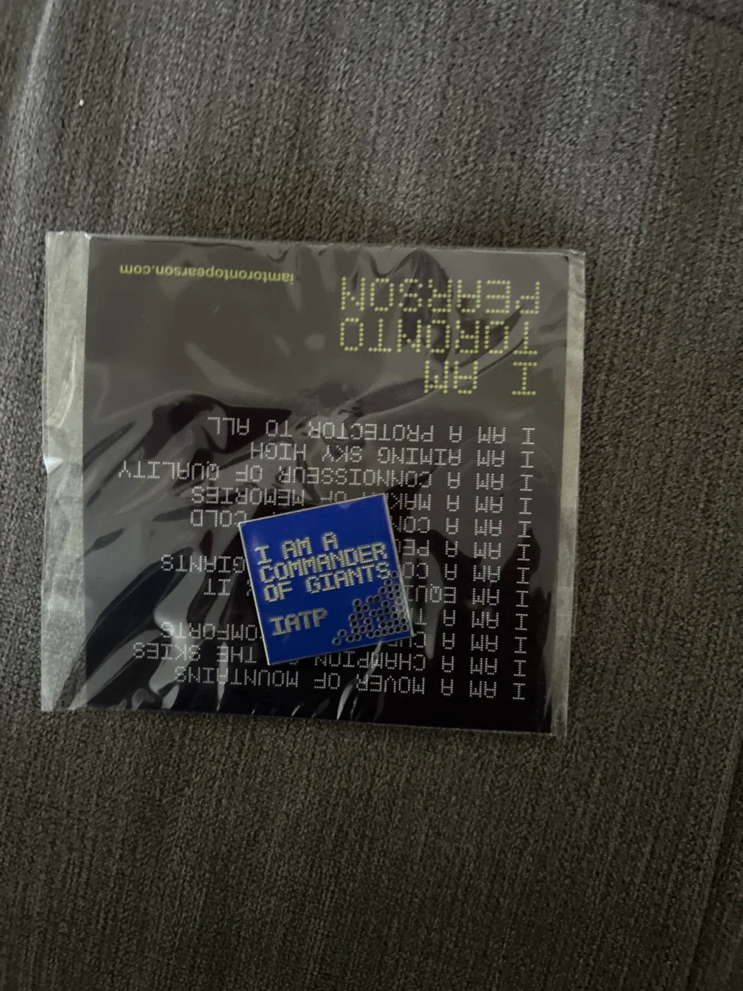 I Am Toronto Pearson Pin & Card image indicator(2)