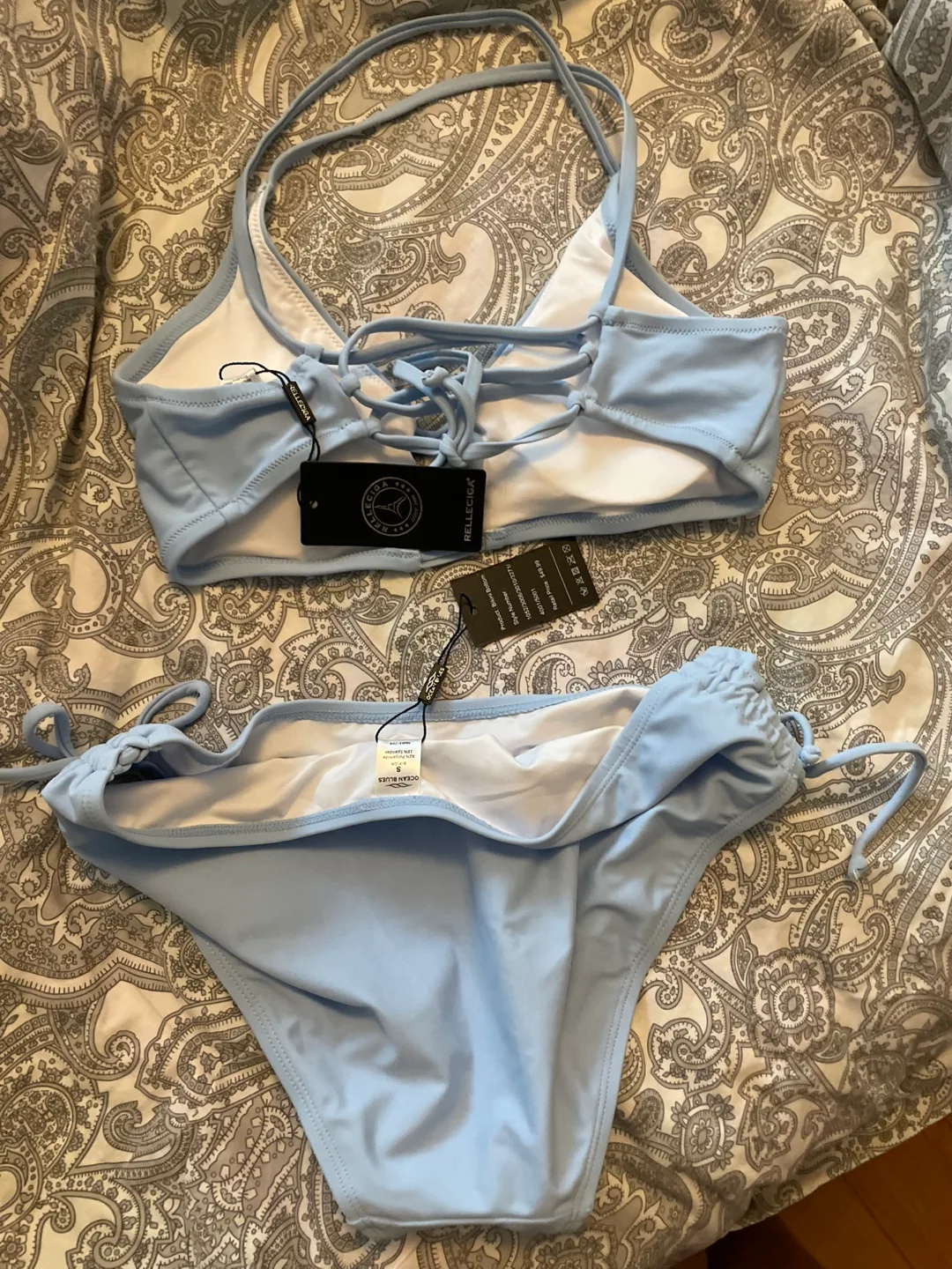 New Relleciga & Ocean Blues Blue Bikini Set image indicator(2)